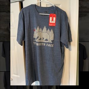 Grey north face shirt with tags
